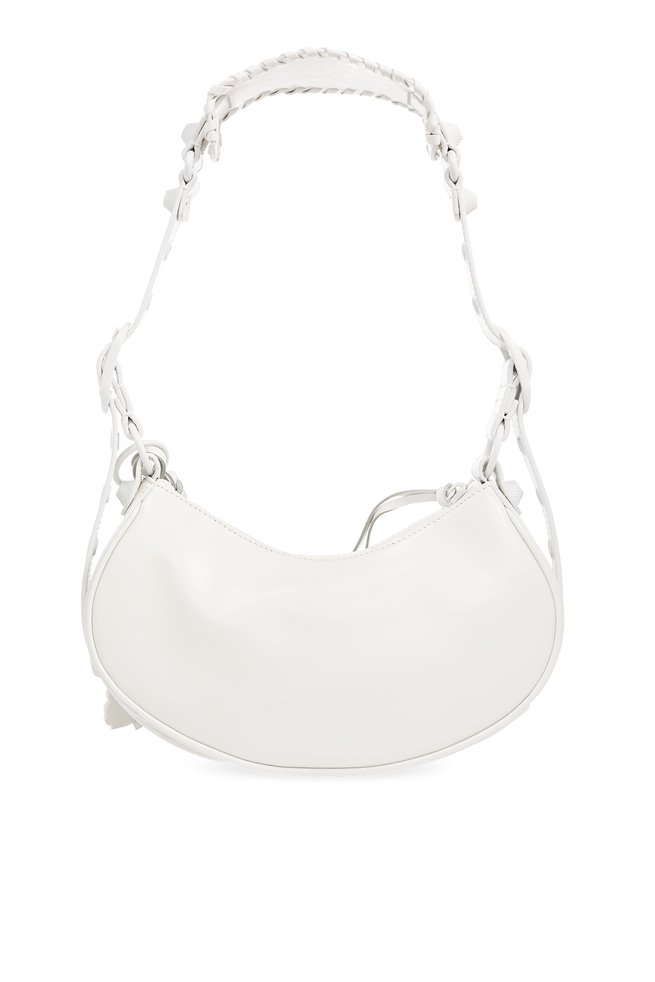 トートバッグ BALENCIAGA White Leather Le Cagole S Shoulder Bag Women's Le Cagole Shoulder Bag Xs in White | Balenciaga US